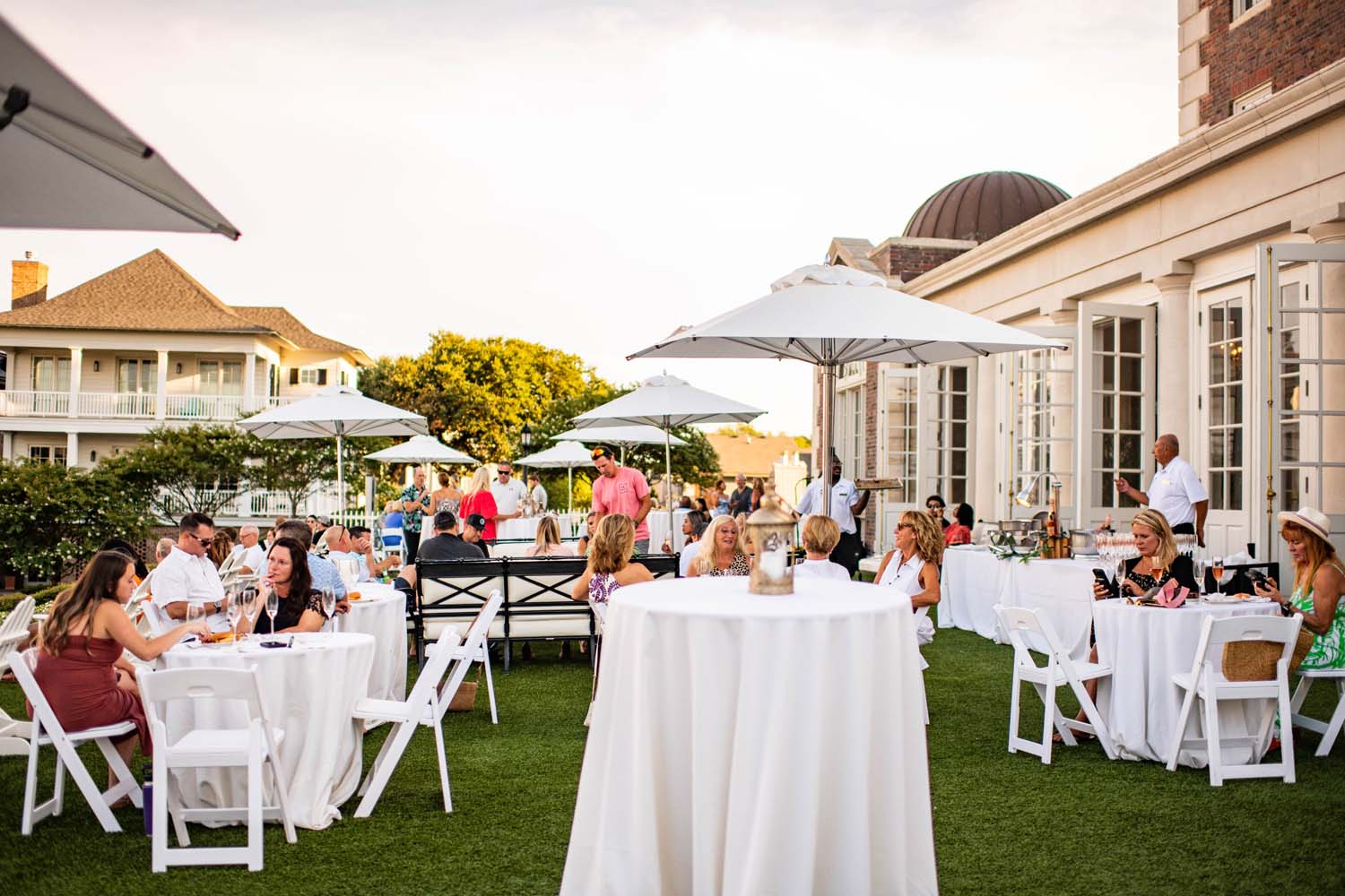 An outdoor event during summer on the Cavalier Great Lawn