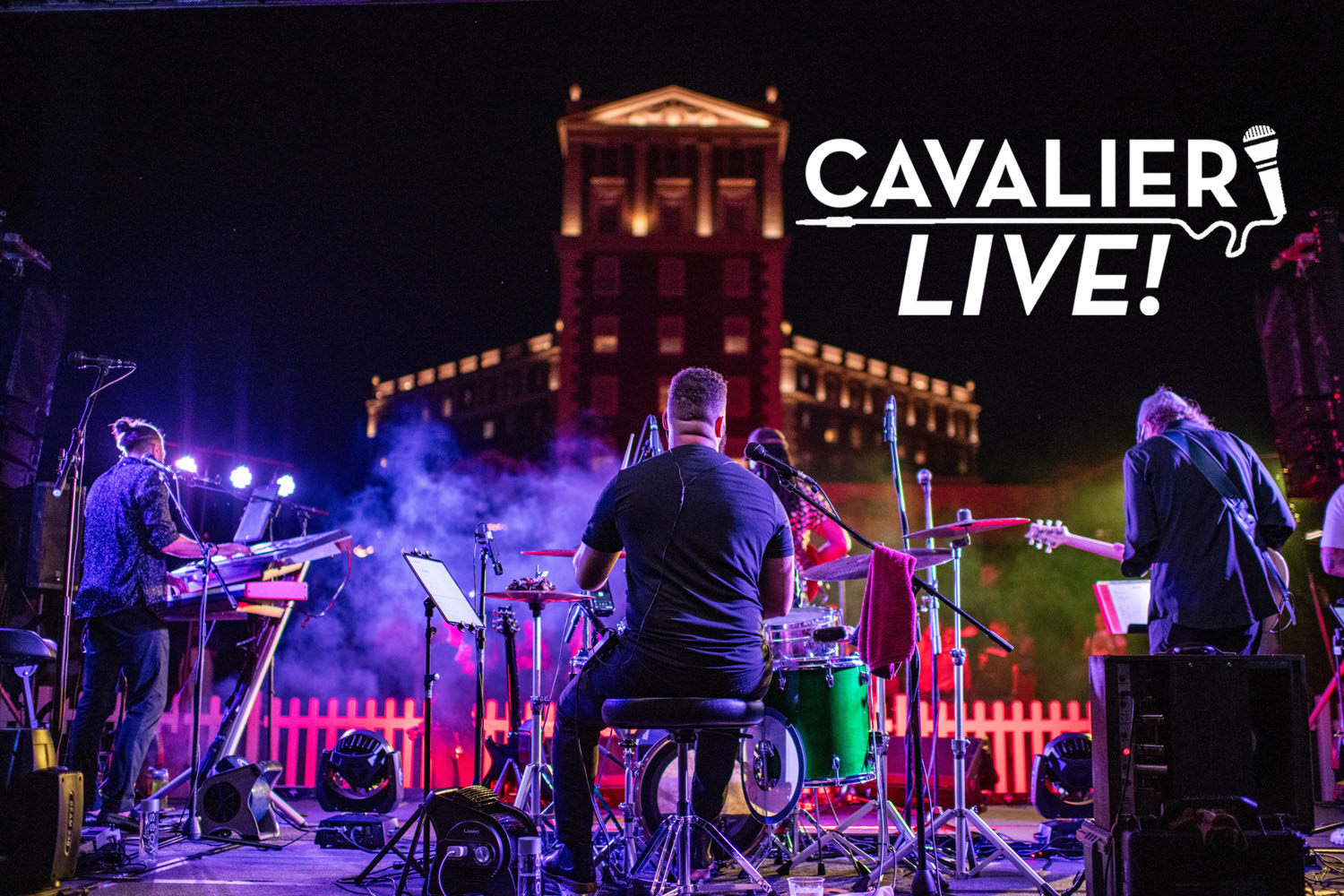 A concert event at The Historic Cavalier Hotel