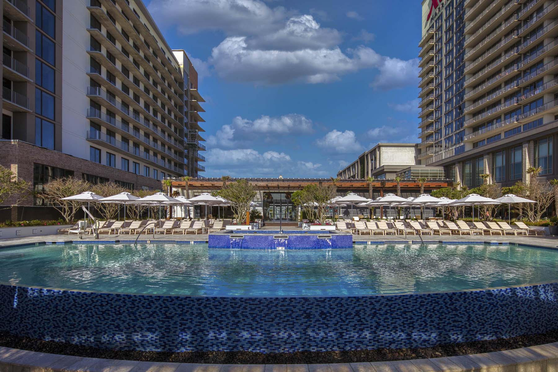 An outdoor infinity pool at the Cavalier Resort