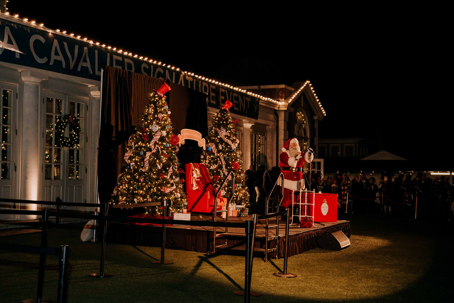 The Grand Illumination event at The Historic Cavalier Hotel