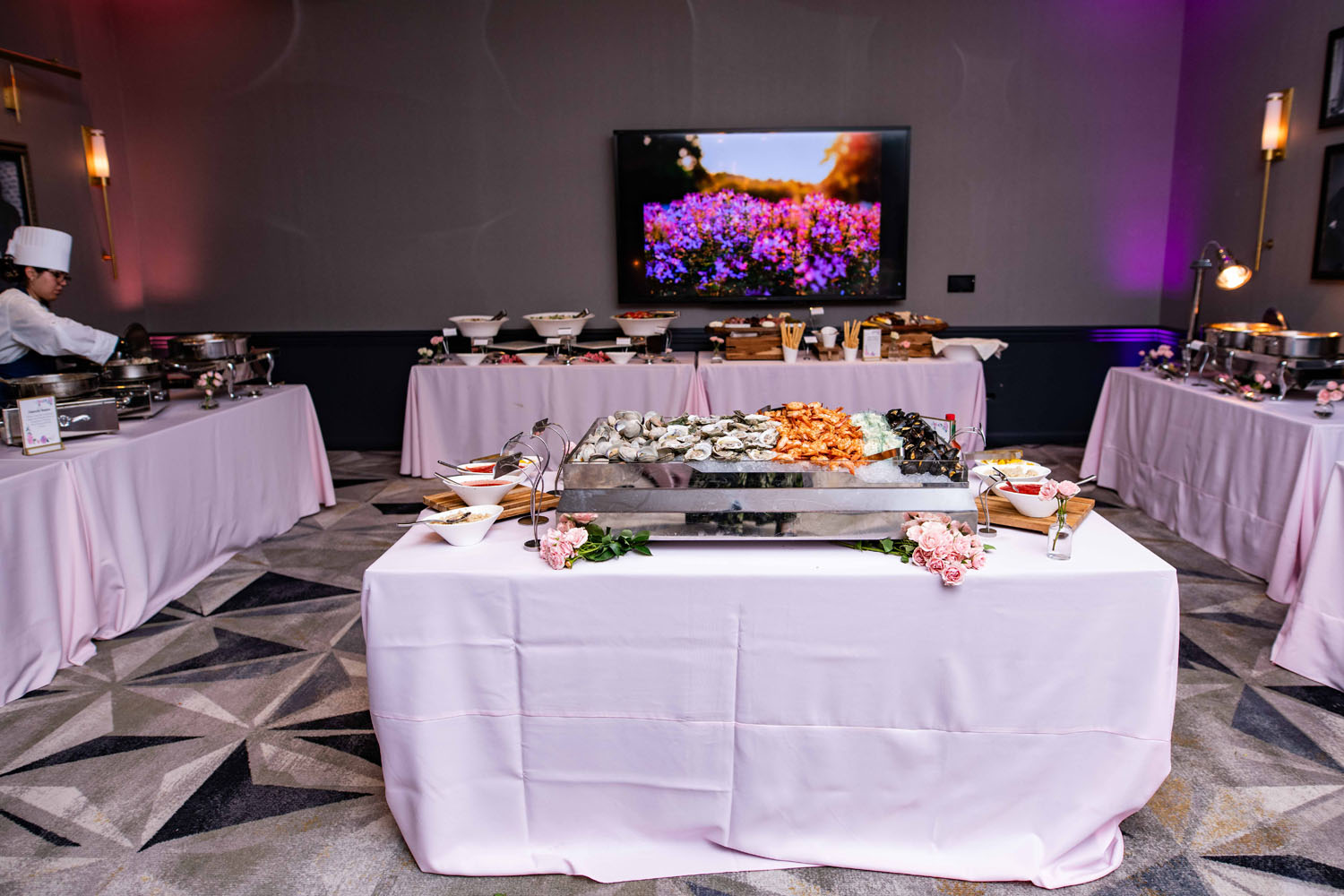 A Mother's Day dining buffet at The Historic Cavalier Hotel