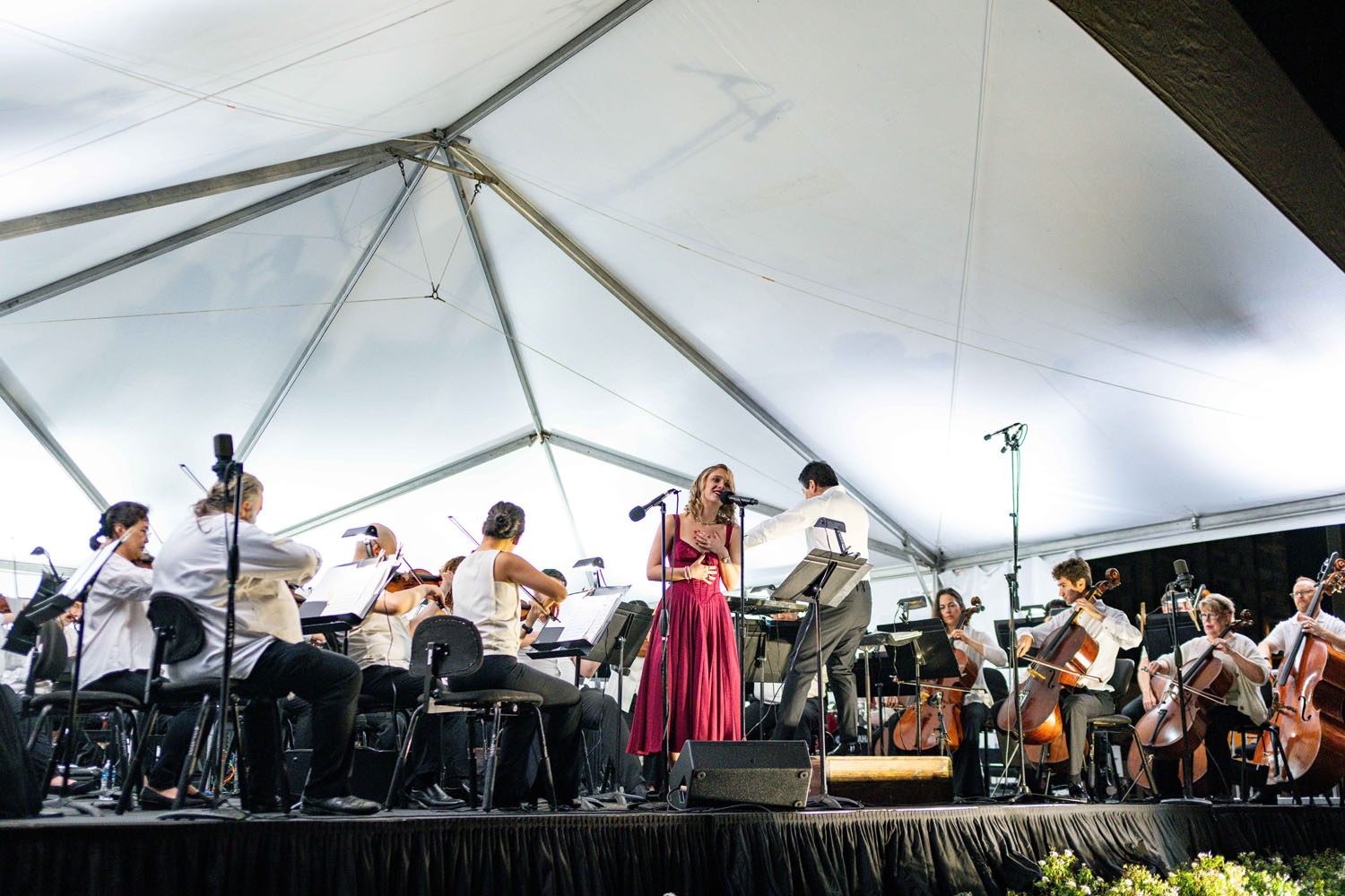 The Symphony on the Lawn outdoor concert at The Historic Cavalier