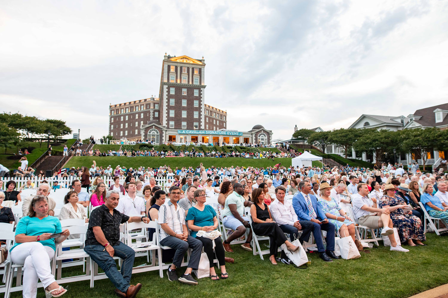 The Symphony on the Lawn outdoor concert at The Historic Cavalier
