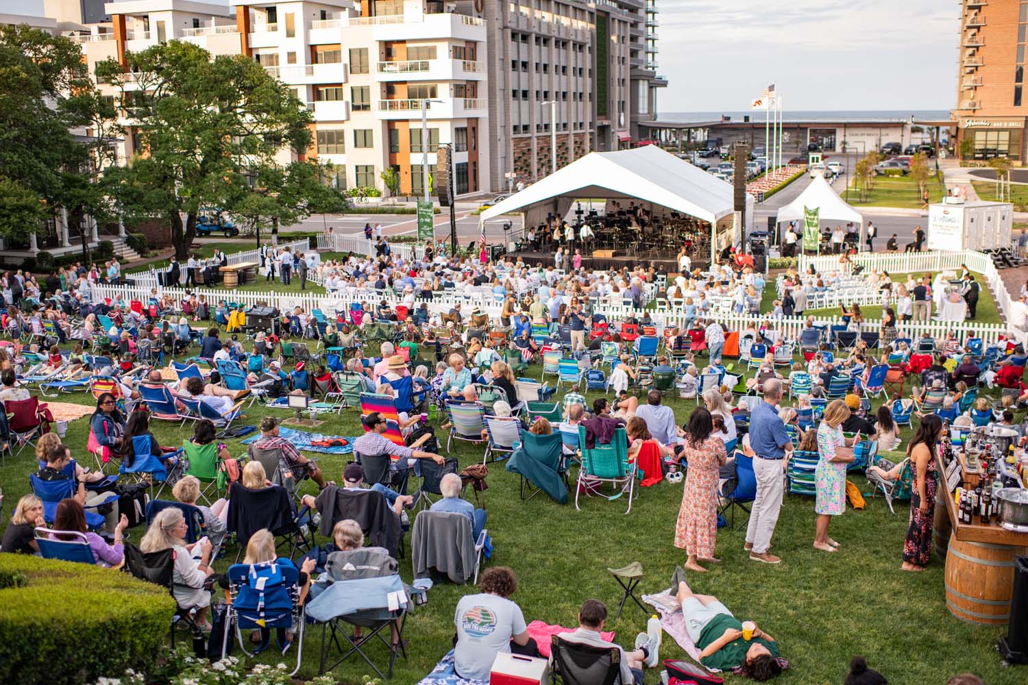 The Symphony on the Lawn outdoor concert at The Historic Cavalier