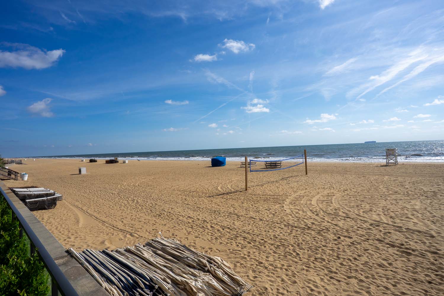 The Virginia Beach Oceanfront near the Cavalier Resort